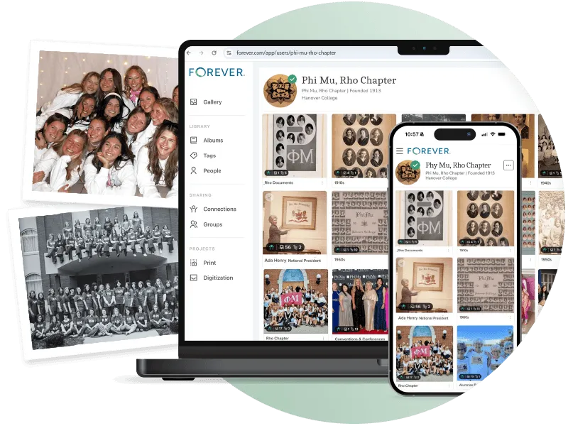Sorority chapter archival materials